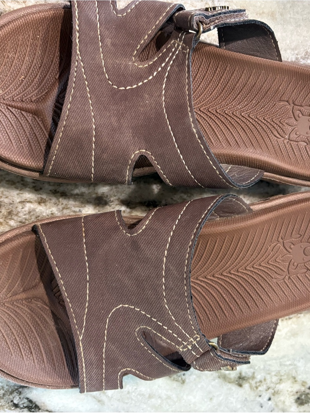 Comfort Slide Sandals for Women in Brown